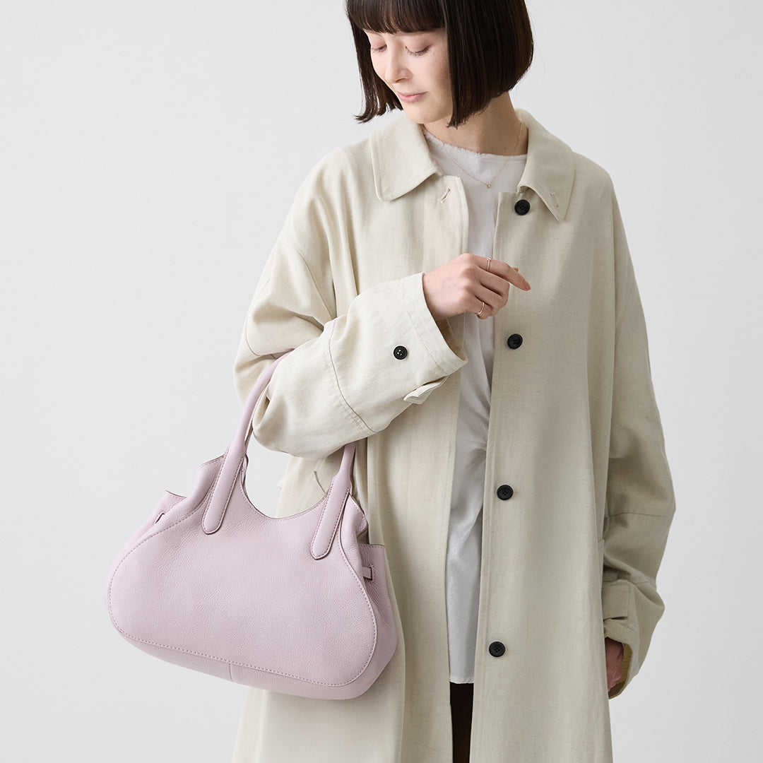 Momo 自然紋理抓褶 手提包