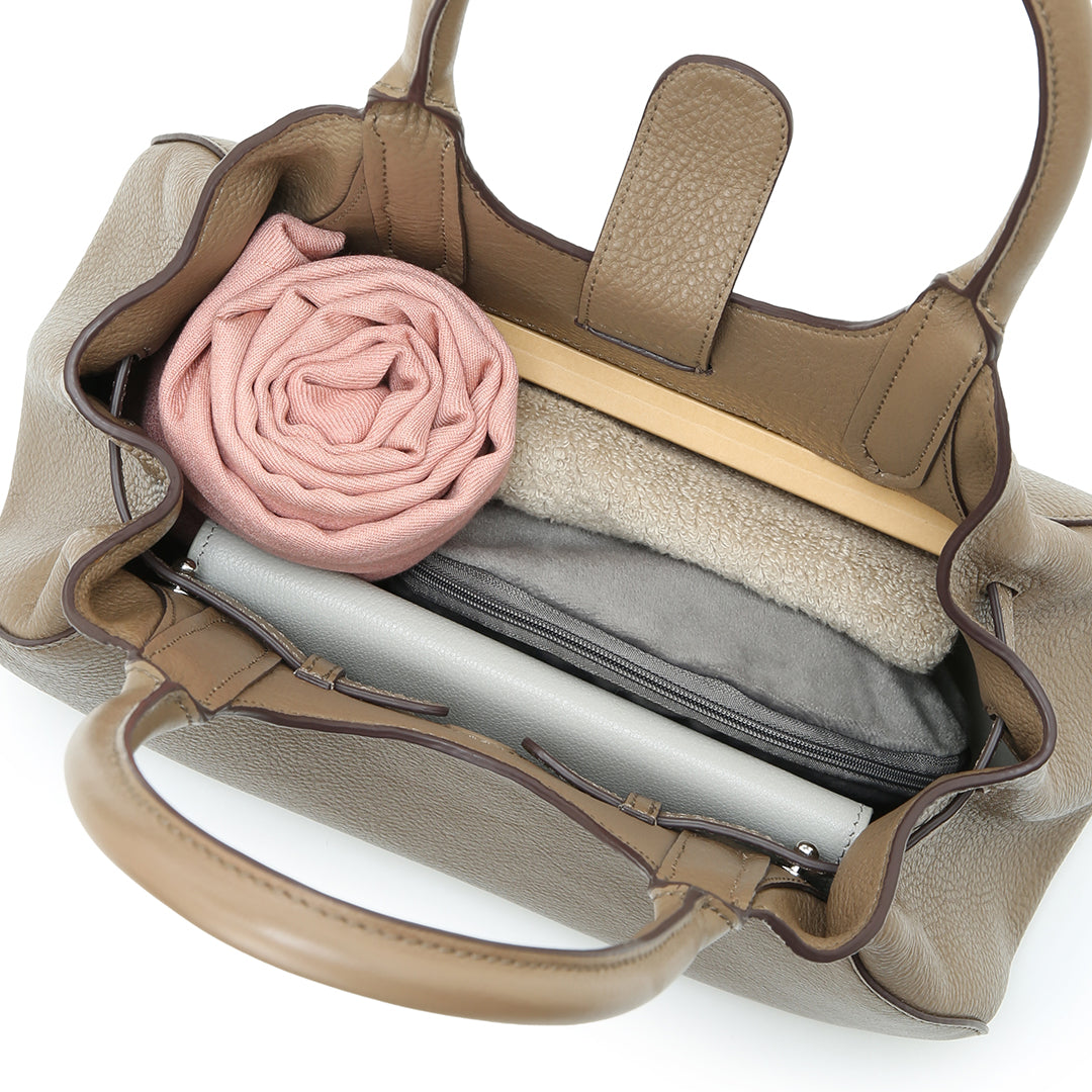 Momo 自然紋理抓褶 手提包