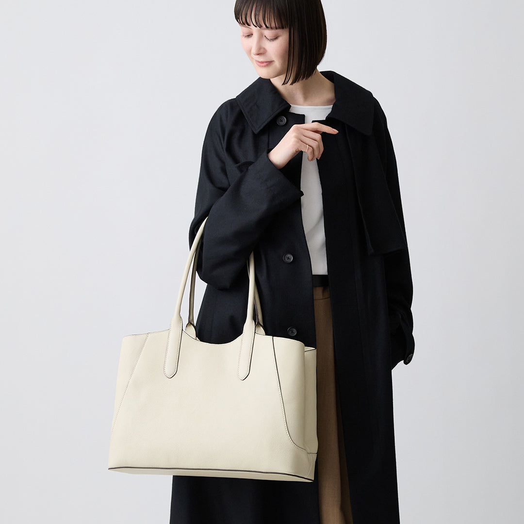 Momo 自然紋理抓褶 托特包