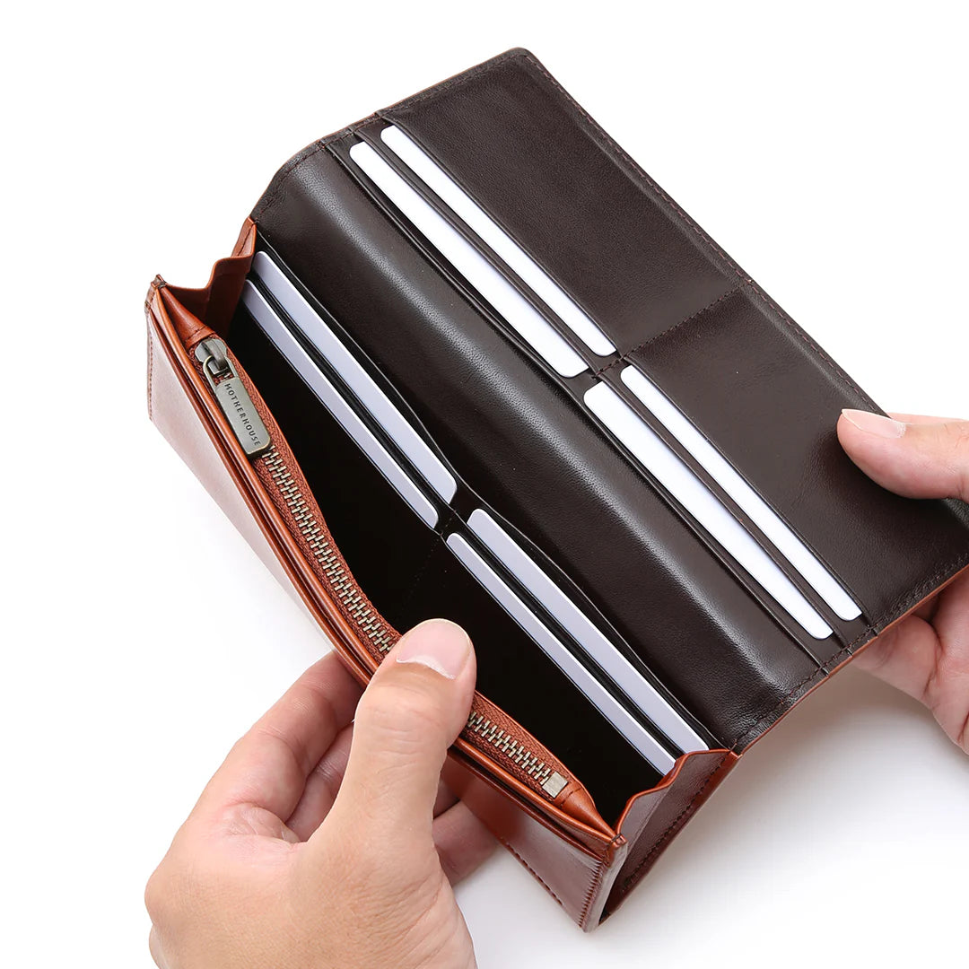 Antique 雙色長夾