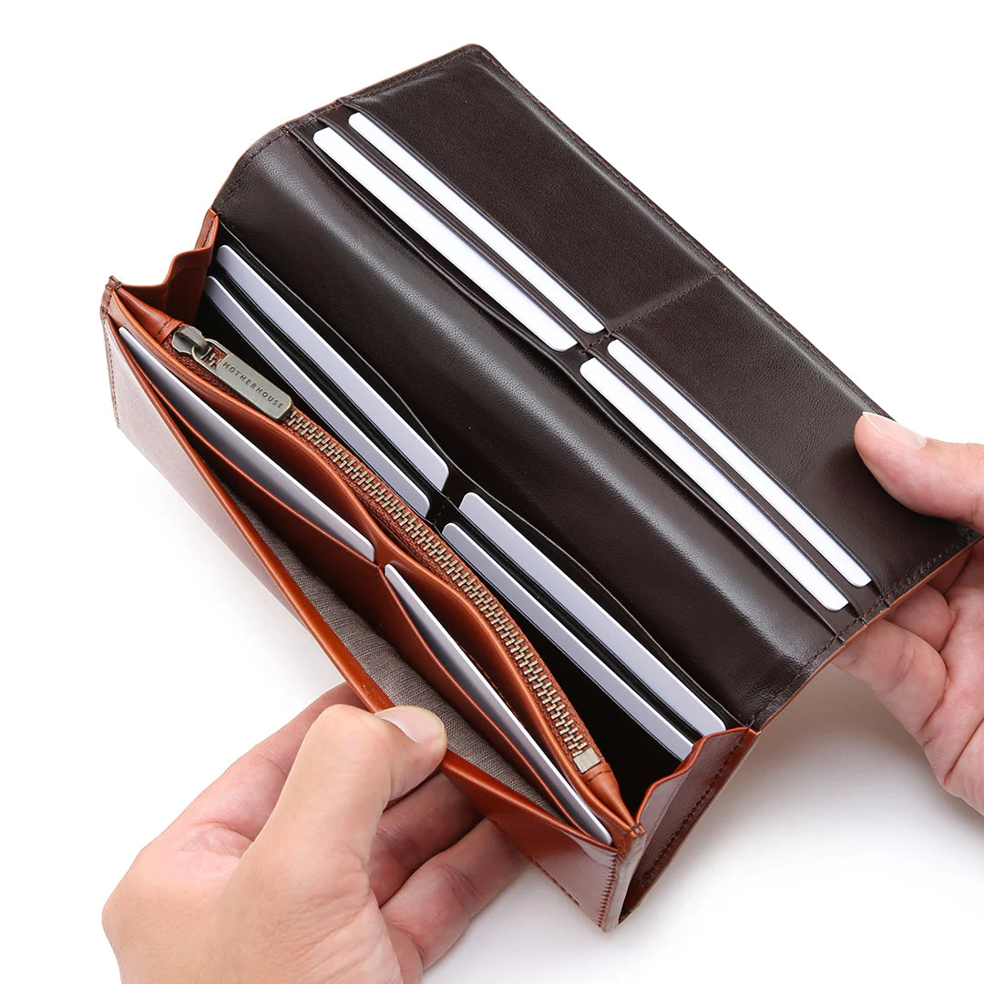 Antique 雙色長夾