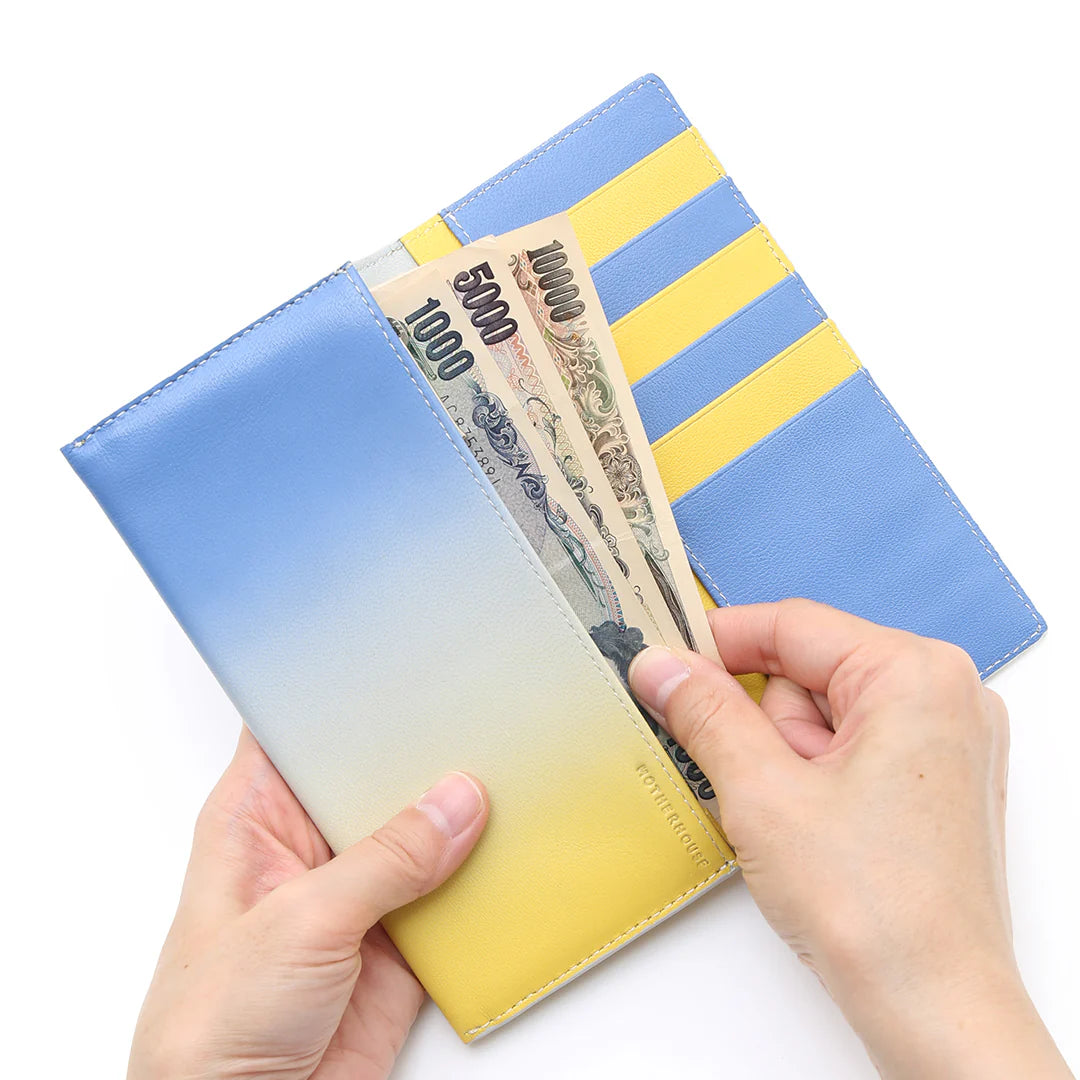 三色漸層 Irodori 長夾