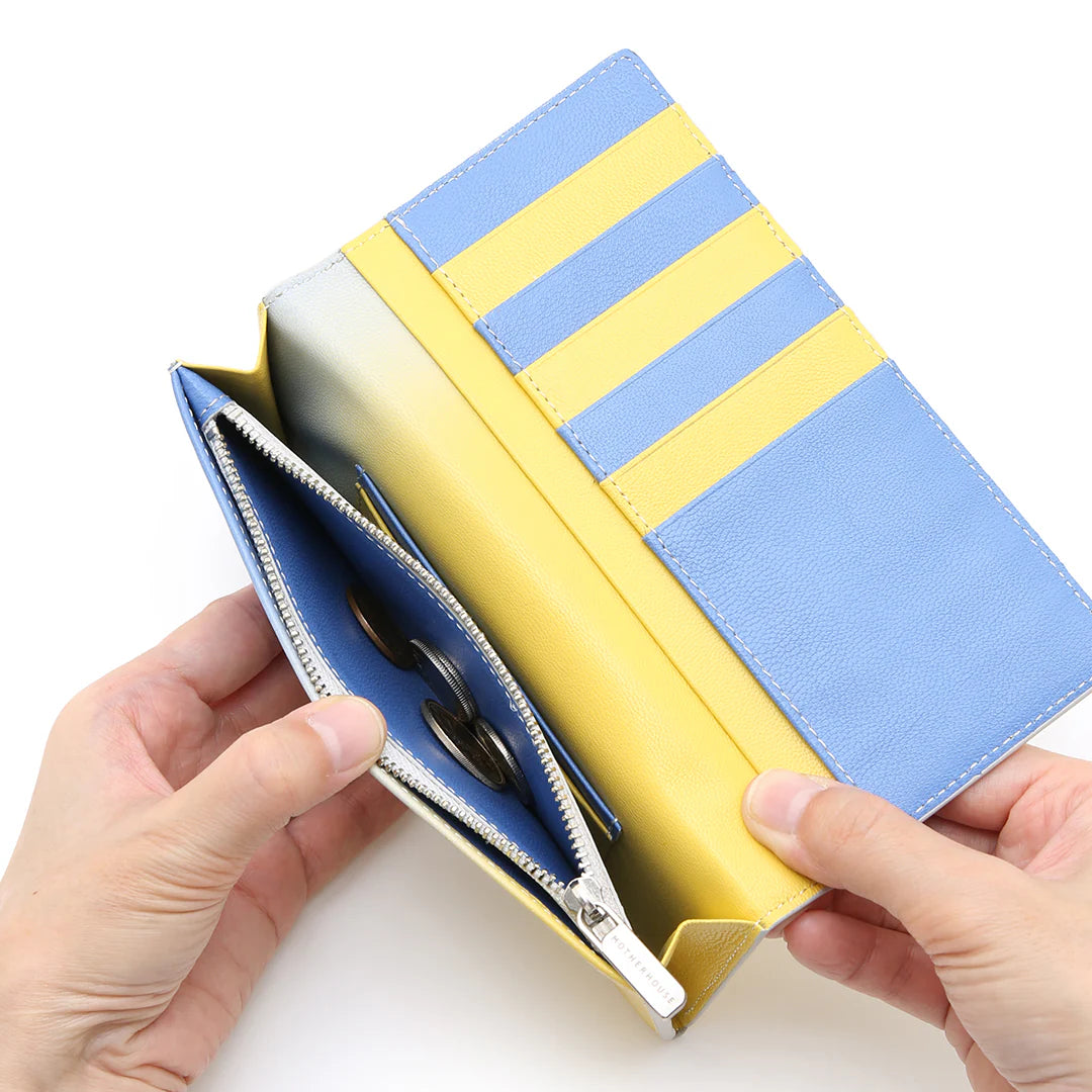 三色漸層 Irodori 長夾