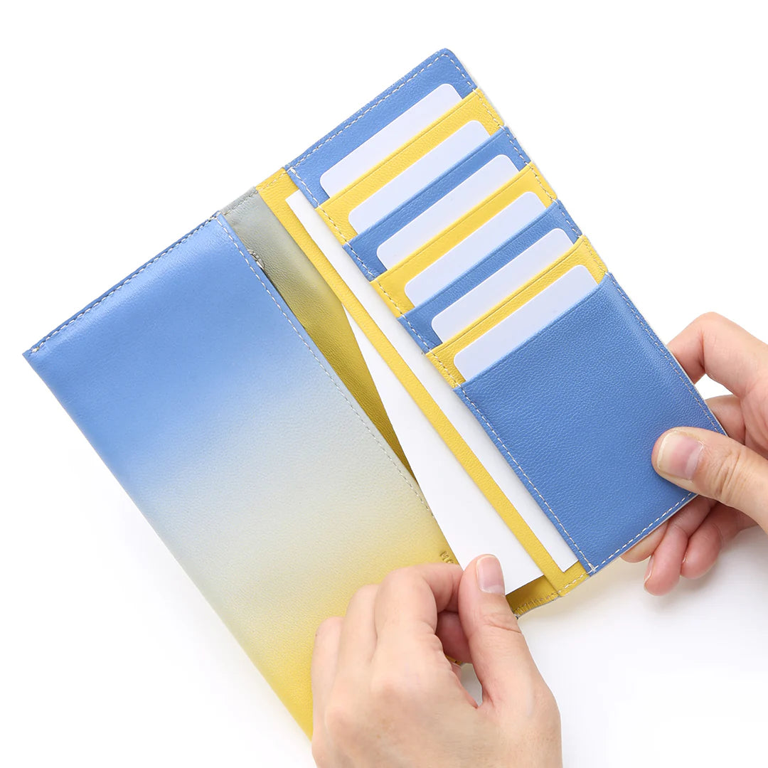 三色漸層 Irodori 長夾