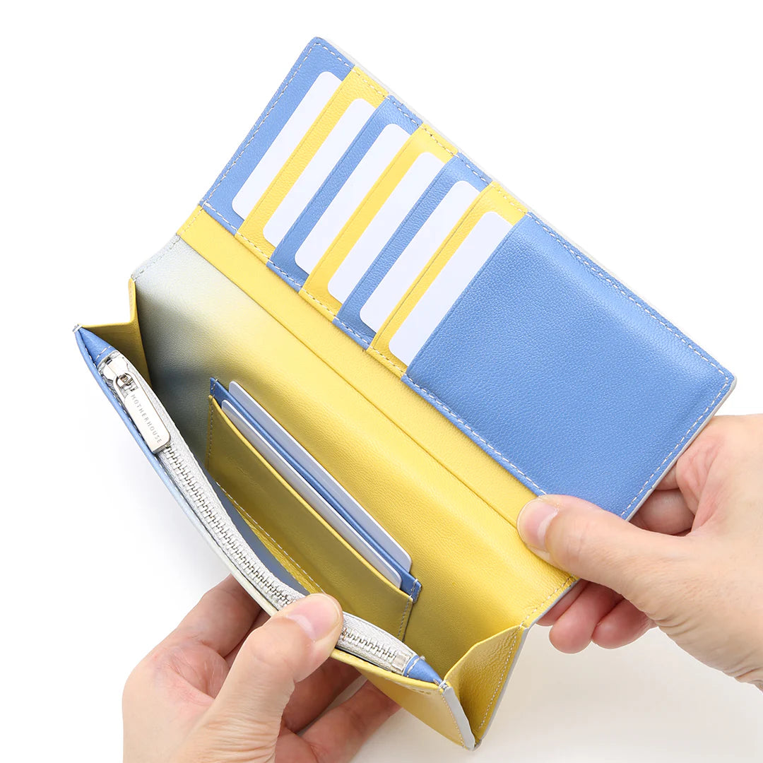 三色漸層 Irodori 長夾