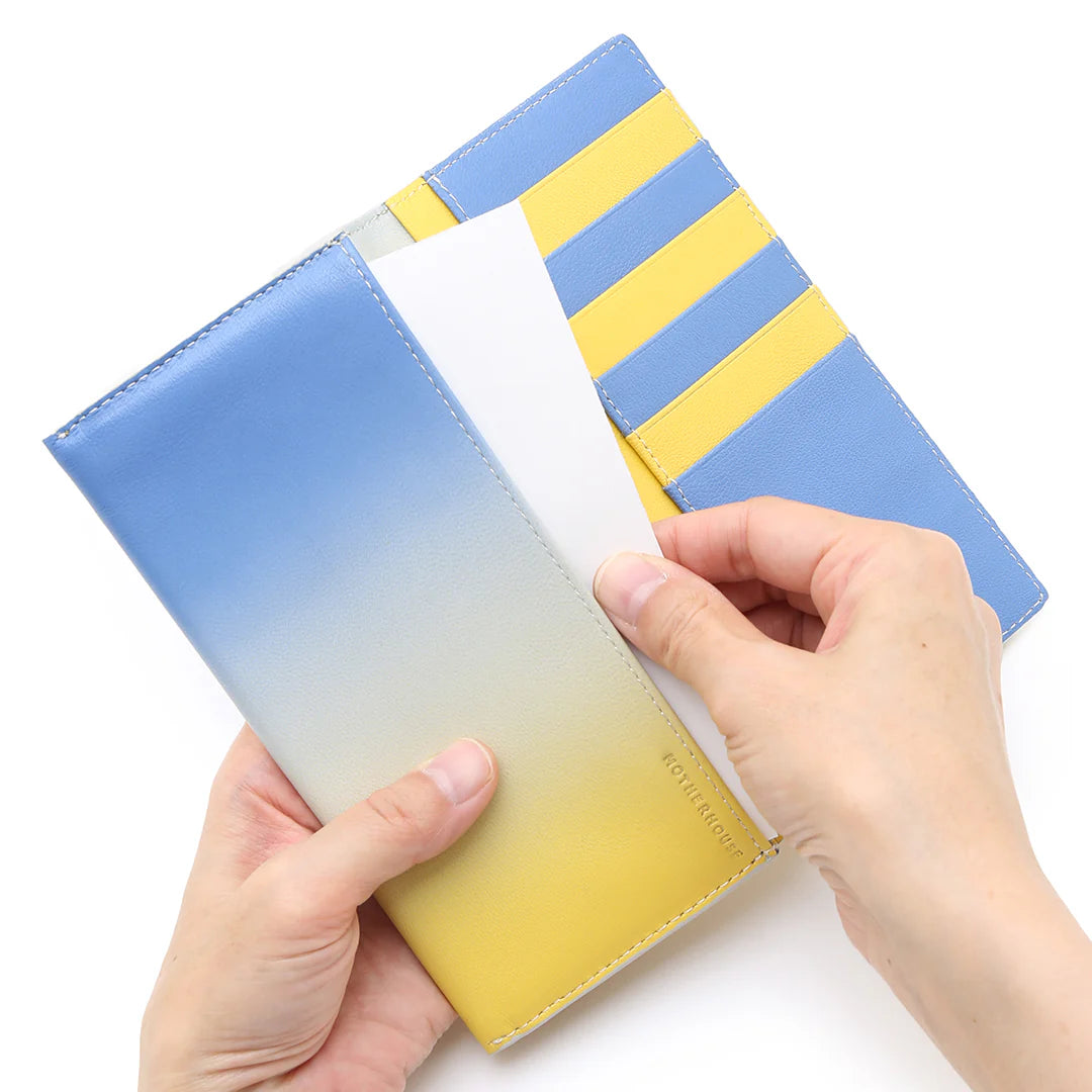 三色漸層 Irodori 長夾