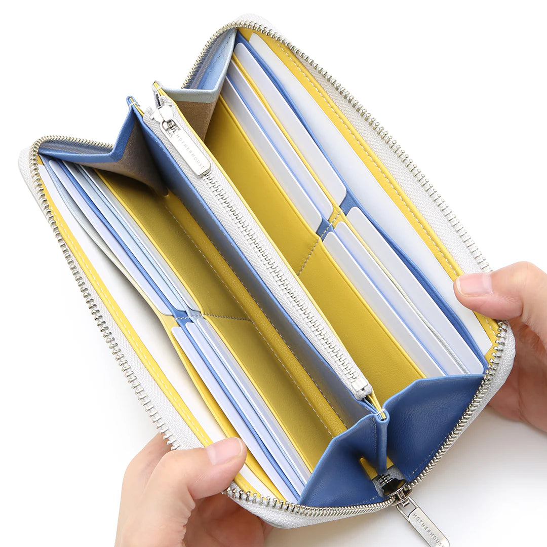 三色漸層 Irodori ㄇ型長夾