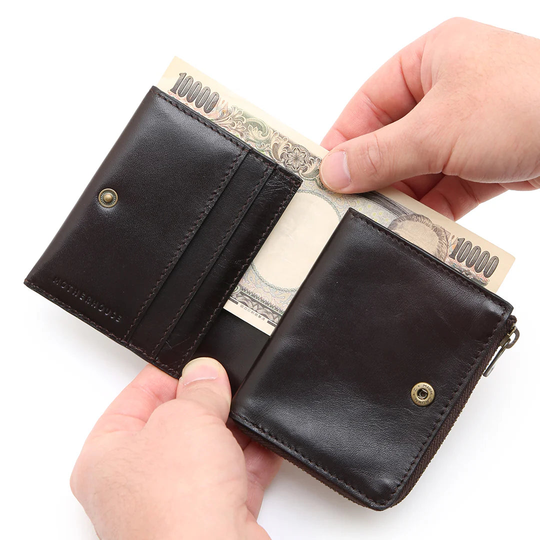 Antique 拉鍊迷你短夾