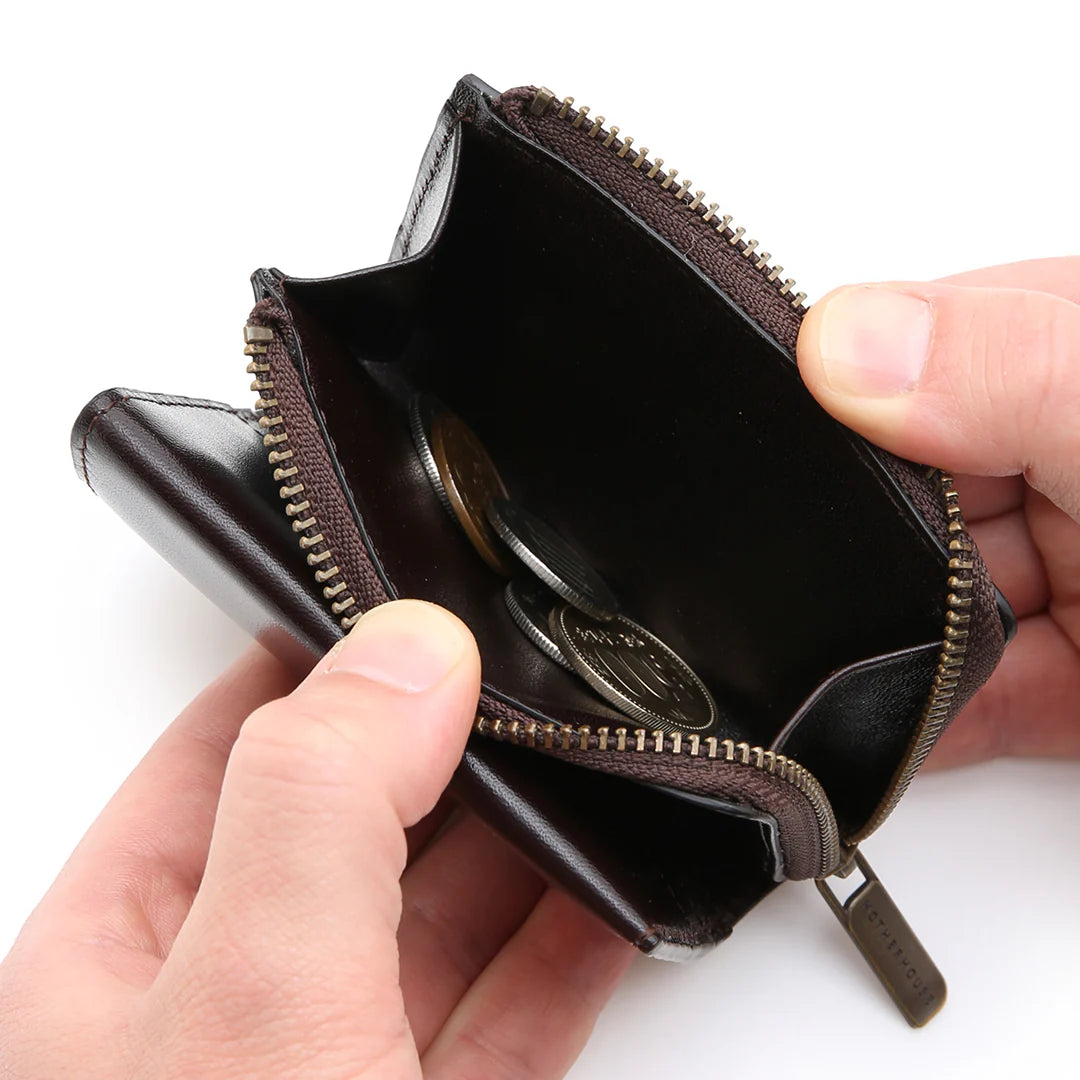 Antique 拉鍊迷你短夾