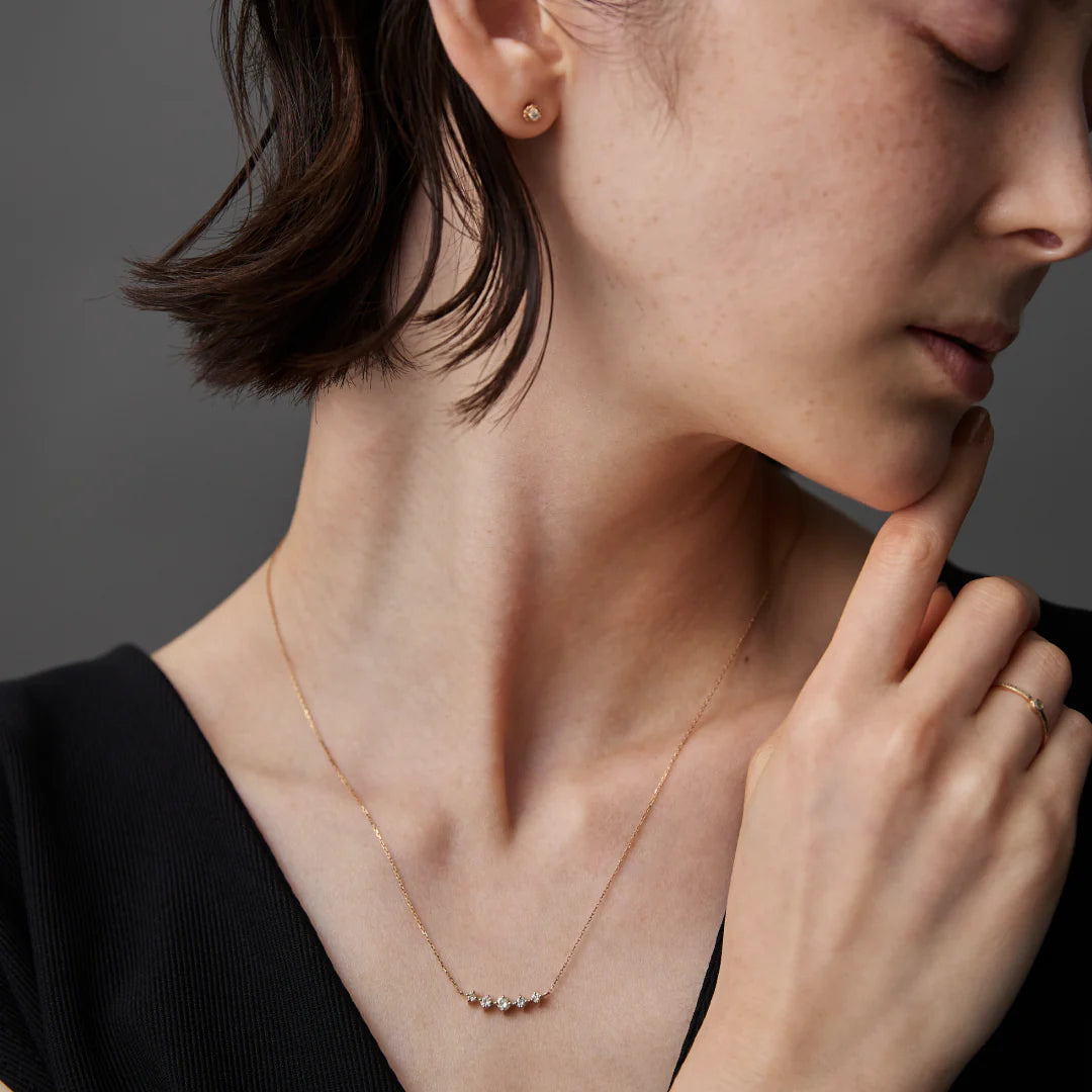 五顆星 鑽石項鍊