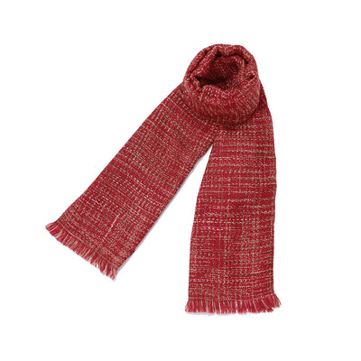 8色編撚羊毛圍巾