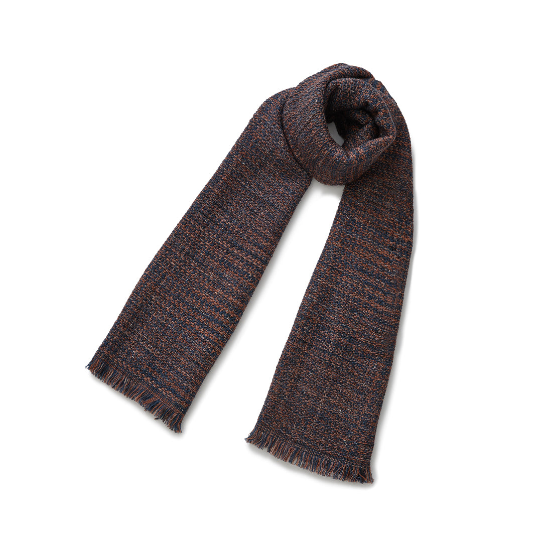 8色編撚羊毛圍巾