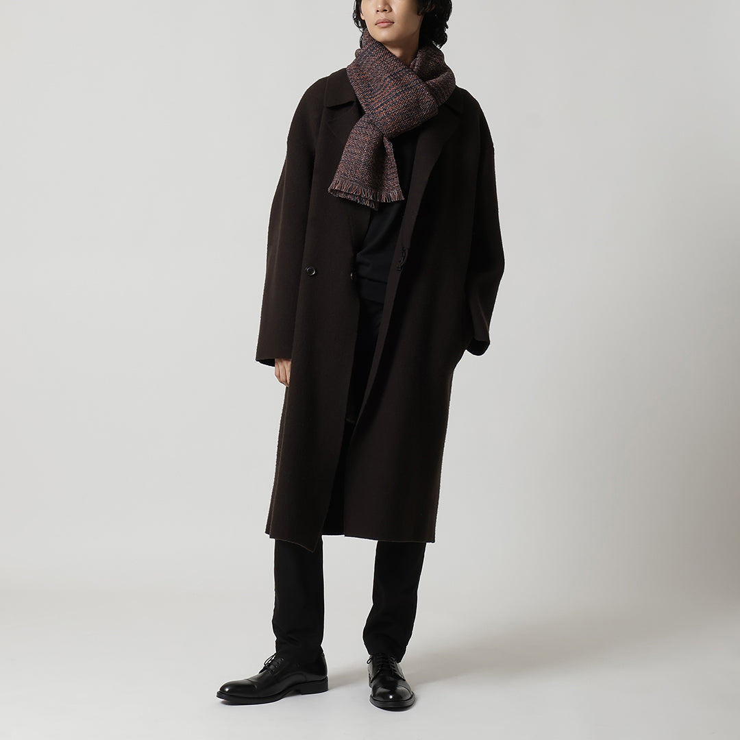 8色編撚羊毛圍巾