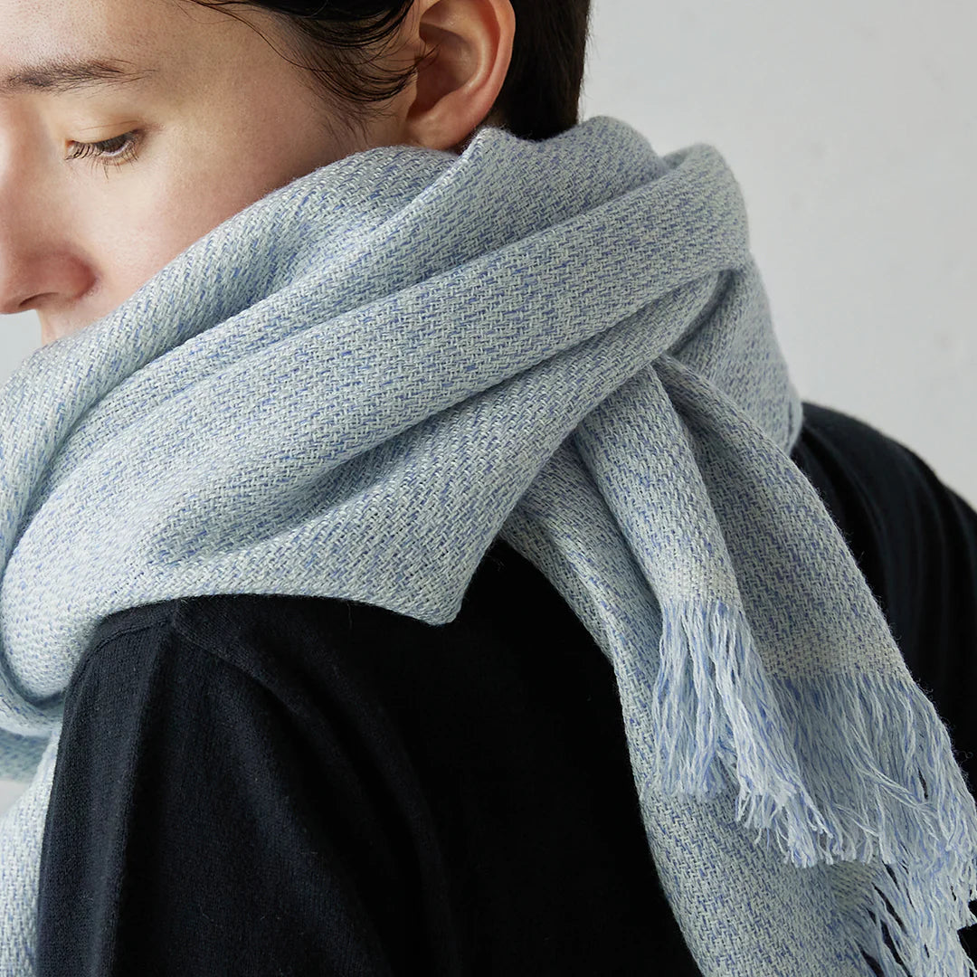 美麗諾羊毛花呢圍巾