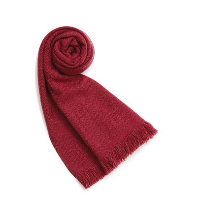 美麗諾羊毛花呢圍巾