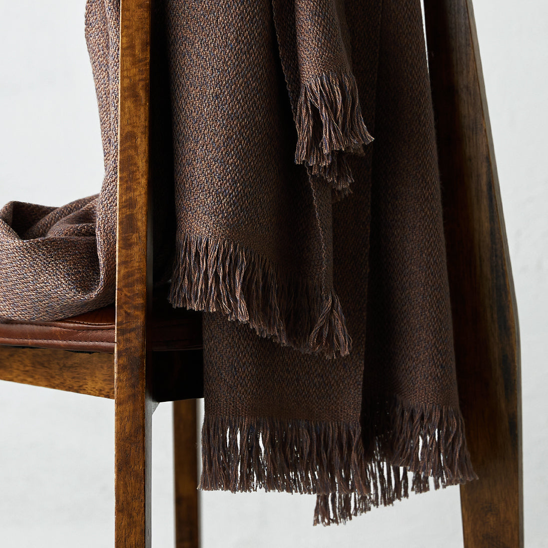 美麗諾羊毛花呢圍巾