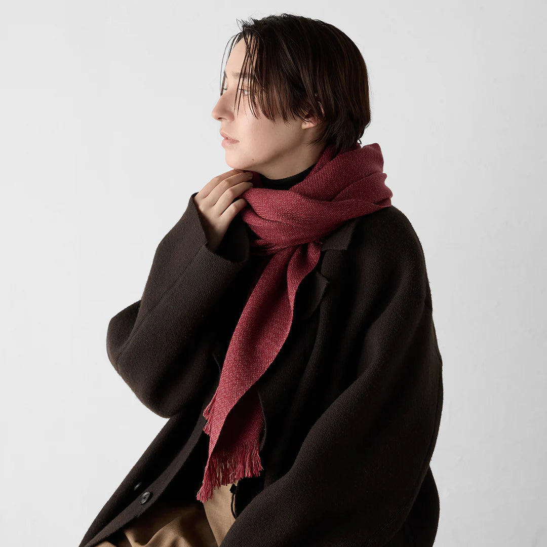 美麗諾羊毛花呢圍巾