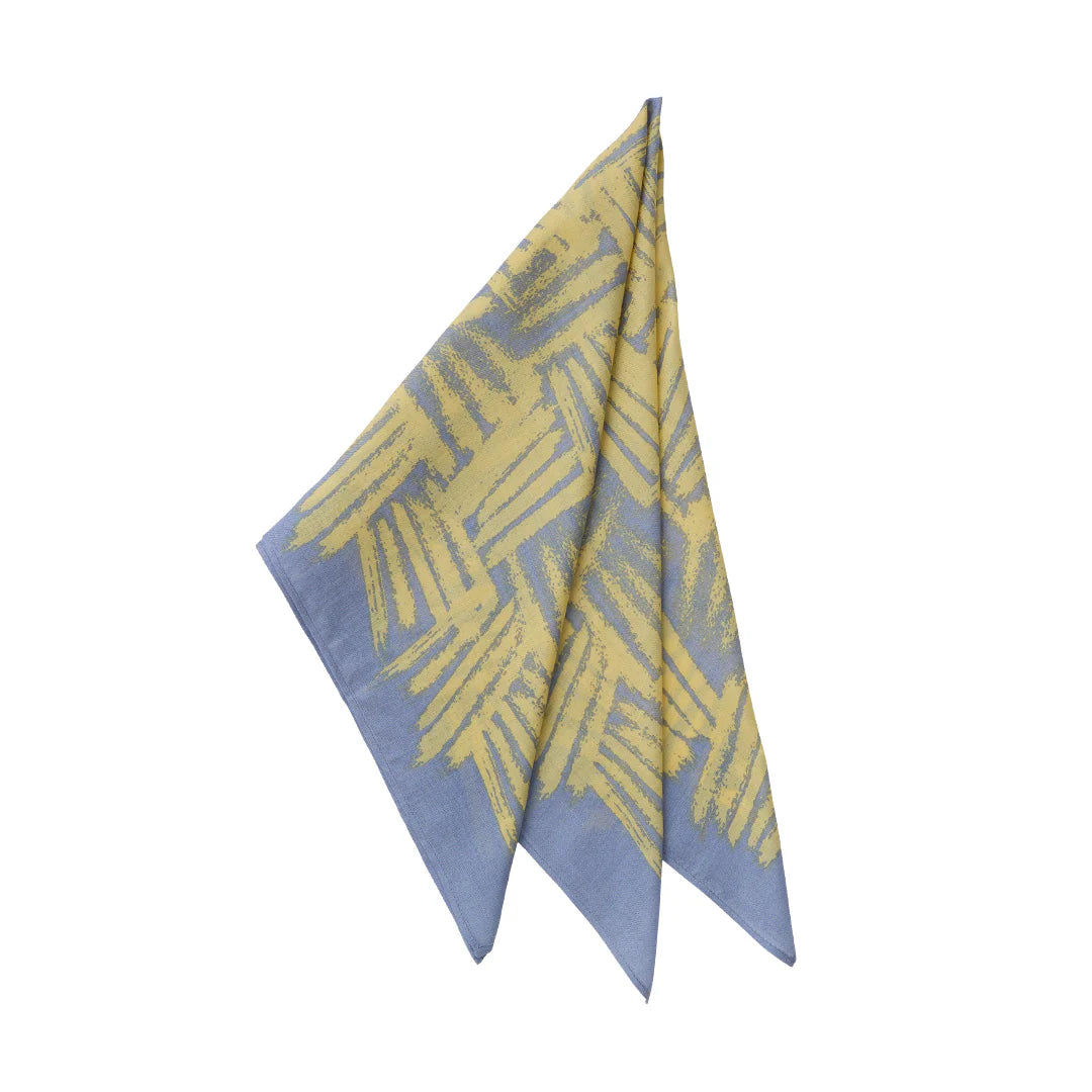 疊色絲質領巾 -梢-