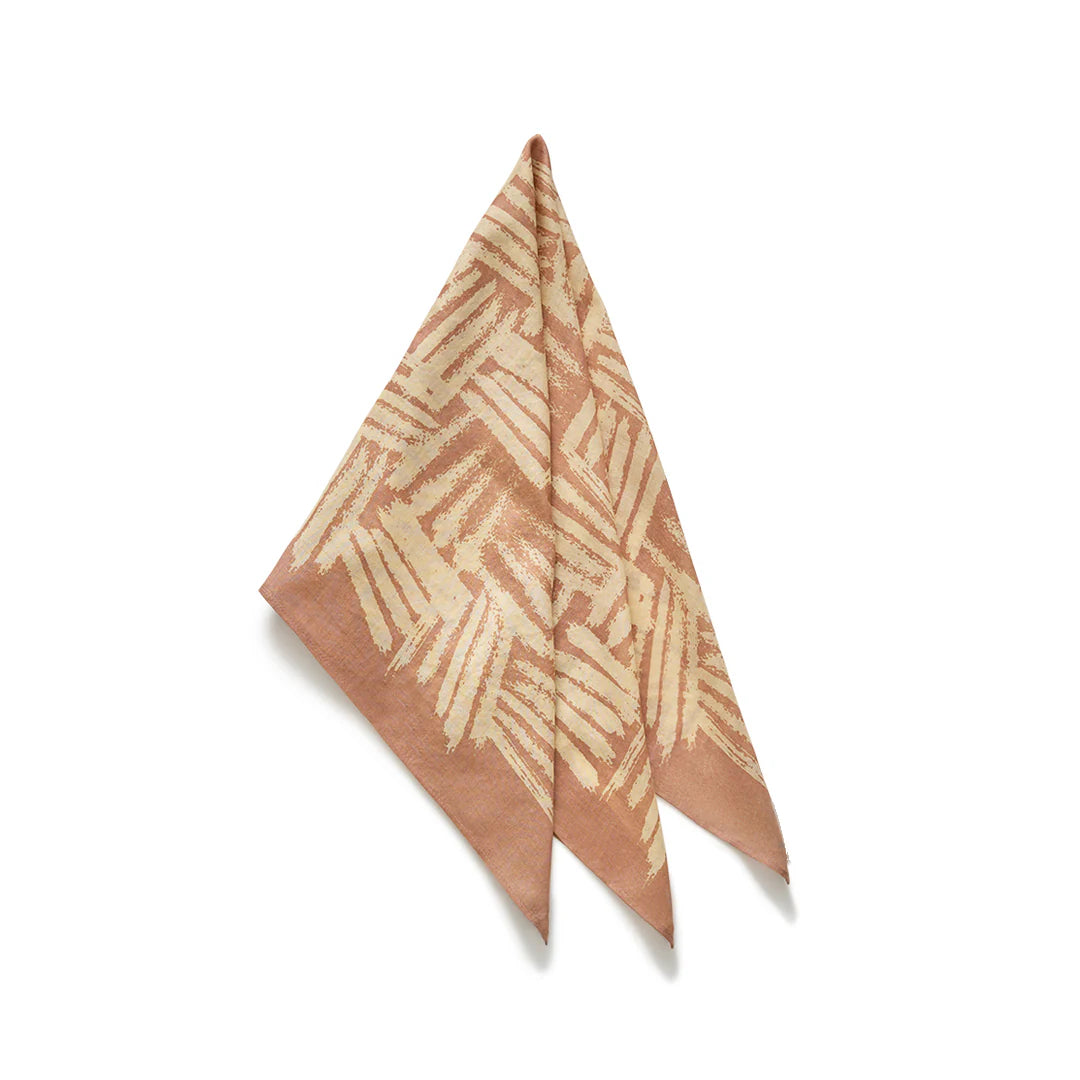 疊色絲質領巾 -梢-