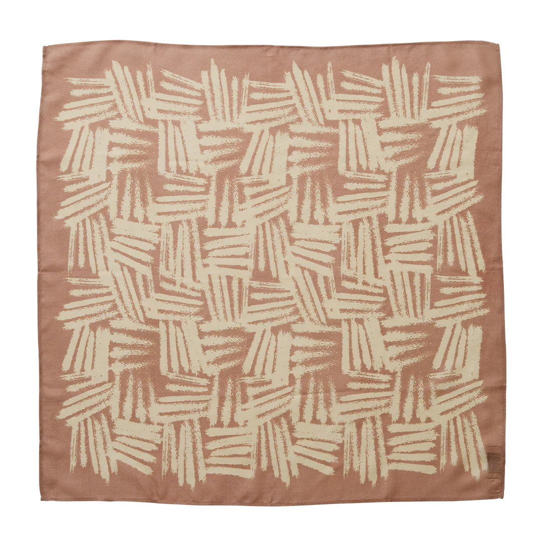 疊色絲質領巾 -梢-