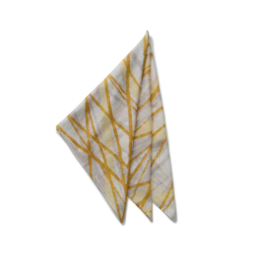 疊色絲質領巾 -風曳-